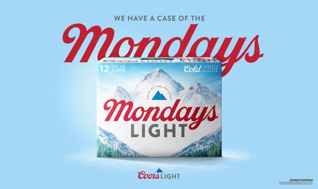 Coors Light New Limited Time Mondays Light Packaging1 e1144e637cb043179cc76c271e0fc45d