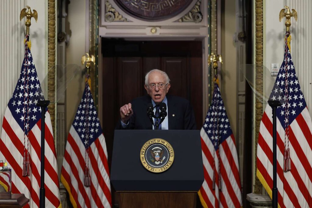 Le plan économique de Bernie Sanders : une deuxième Déclaration des droits GettyImages 2135900022 c979be30dbcf47448d33a5e400510320