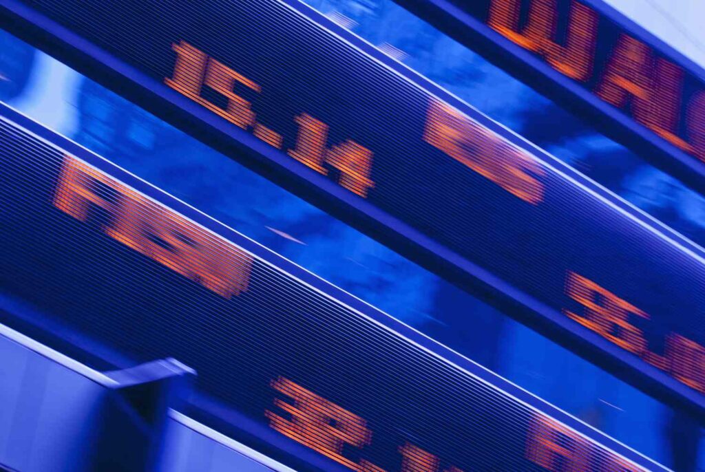 usa new york new york city stock ticker in times square 88853034 49eec20755a14eb09b839d69a13b61b1